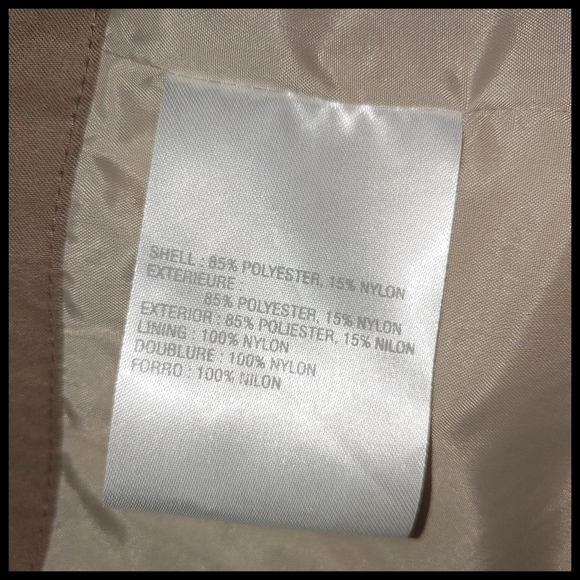 Liz Claiborne Trench Coat Medium - Picture 6 of 7